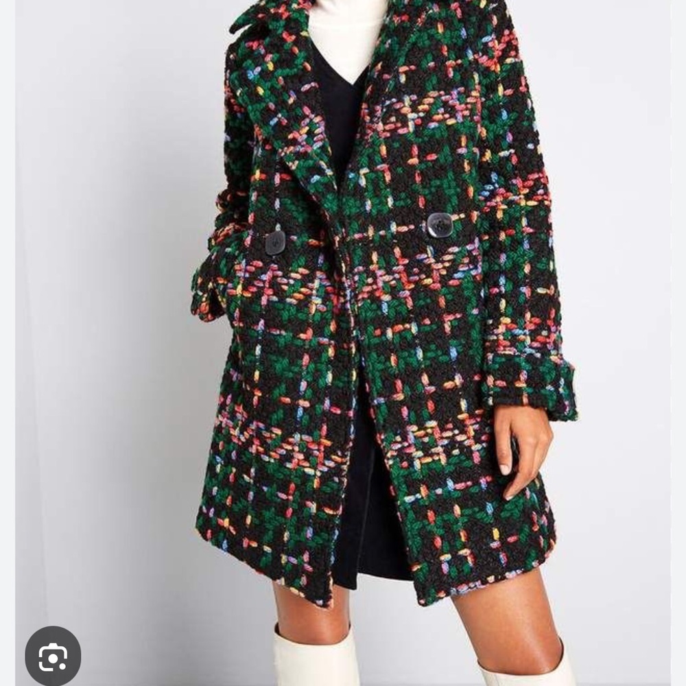 Anthropologie Pepaloves tweed coat *please read*